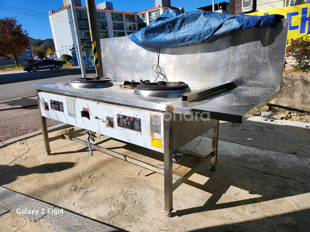 에너택 중화 레인지 3구 가스레인지 cn-17d21--6