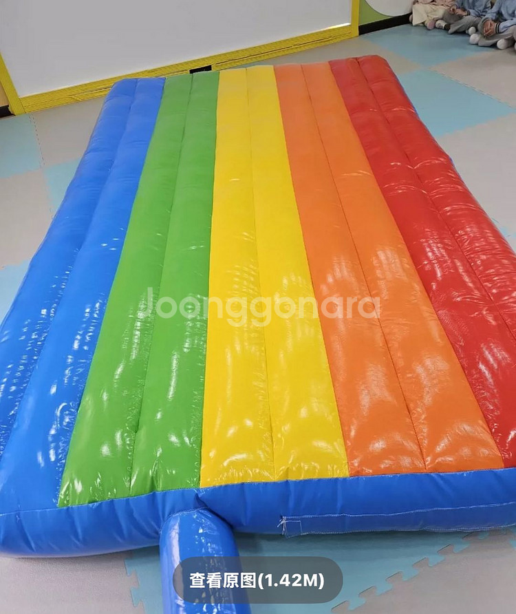 레인보우 5x2 에어매트 에어바운스--1