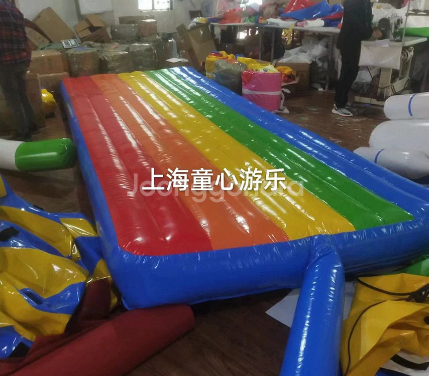 레인보우 5x2 에어매트 에어바운스--2