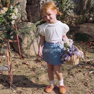 워니리본 데님랩스커트 XL ㅡ 택포 5만