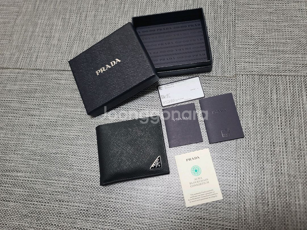 프라다 사피아노 반지갑 남성반지갑 2MO738--0
