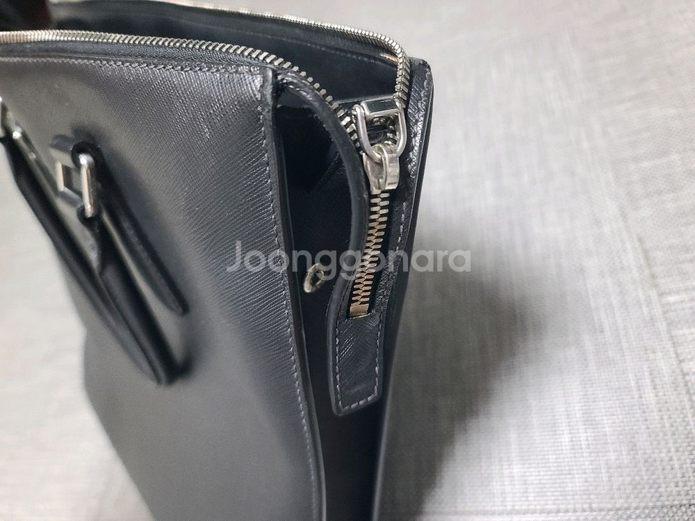 프라다 사피아노 레더 토트백 브리프케이스 서류가방--5