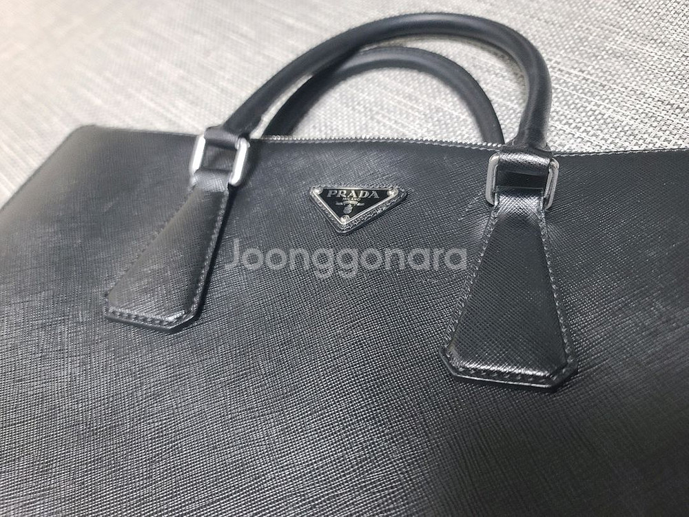 프라다 사피아노 레더 토트백 브리프케이스 서류가방--4