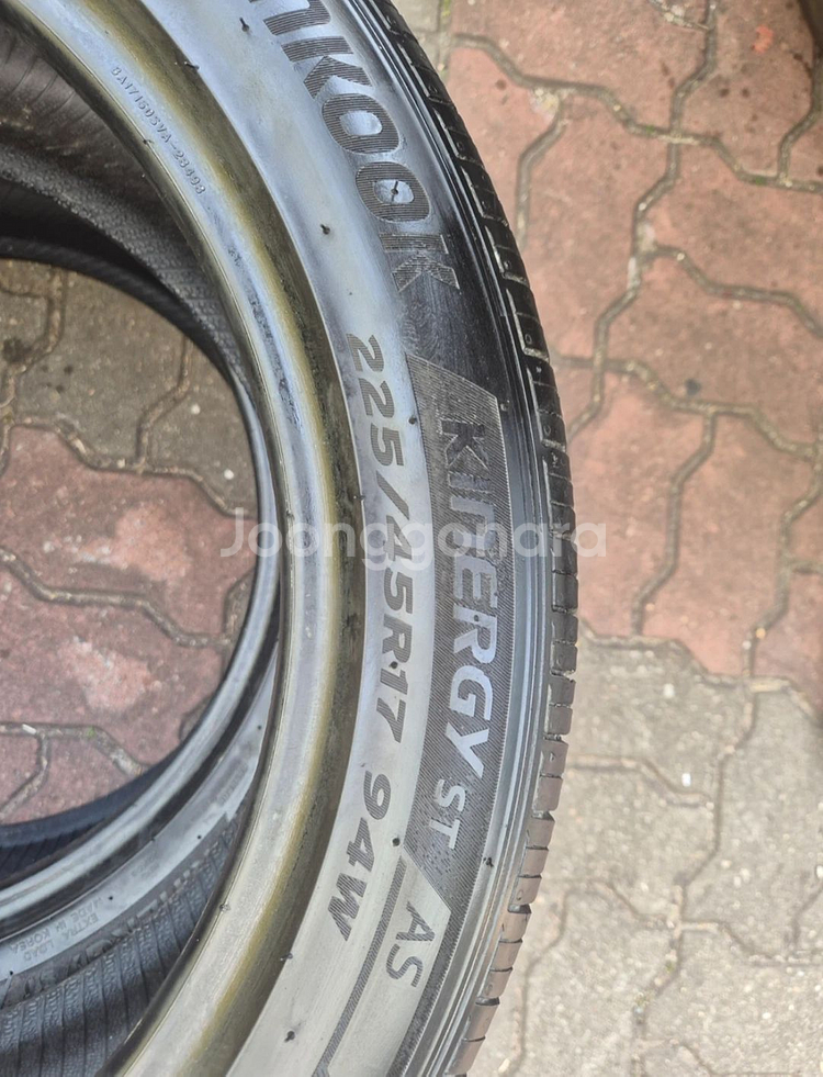 한국타이어 KINERGY ST AS 타이어입니다 225/45R17, 94W--2