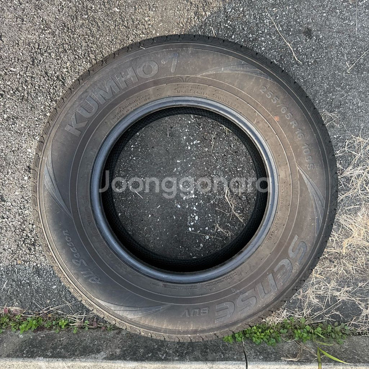 중고타이어 금호 센스 255/65/R16--7