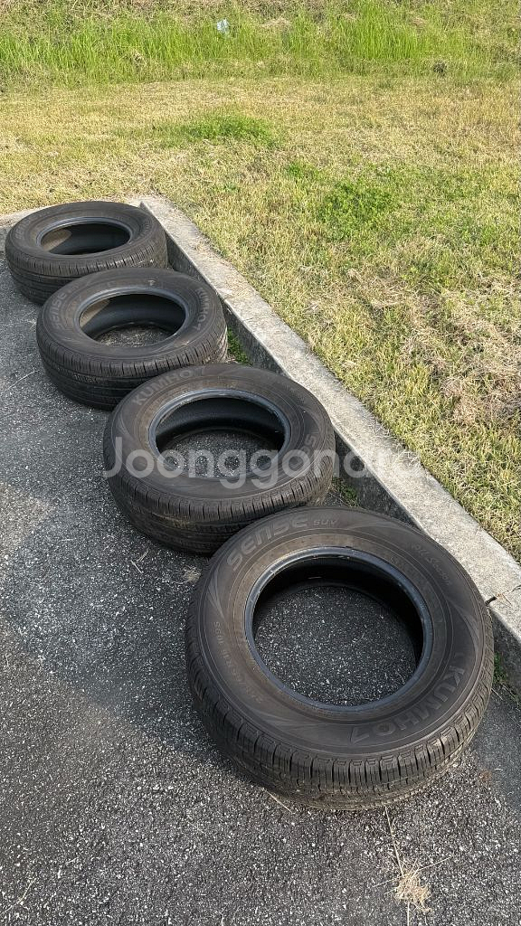 중고타이어 금호 센스 255/65/R16--0