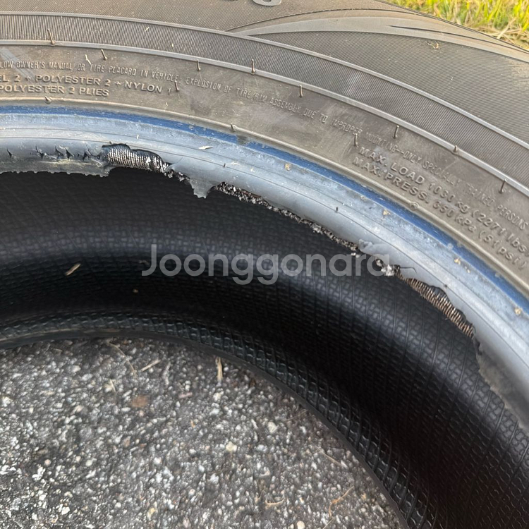 중고타이어 금호 센스 255/65/R16--9