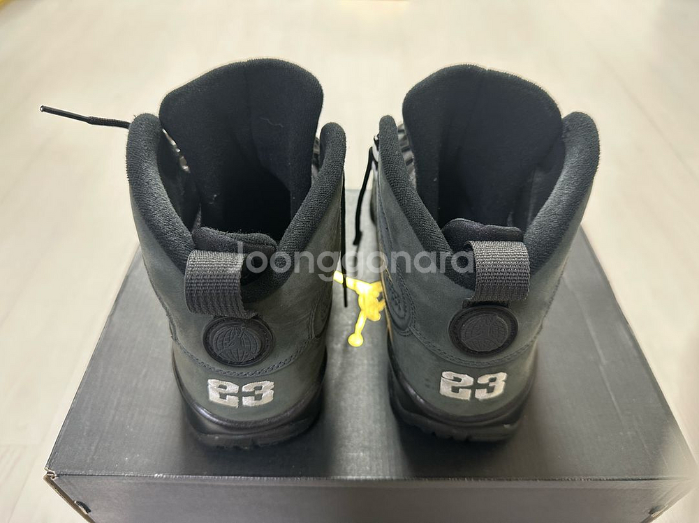 조던9 무연탄 사이즈 260 중고A--2