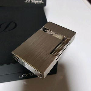 [새상품] 듀퐁라이터 라인2 신형 ca16404 산토스 브러쉬드 팔라듐 백금 쌍불 듀퐁라이타