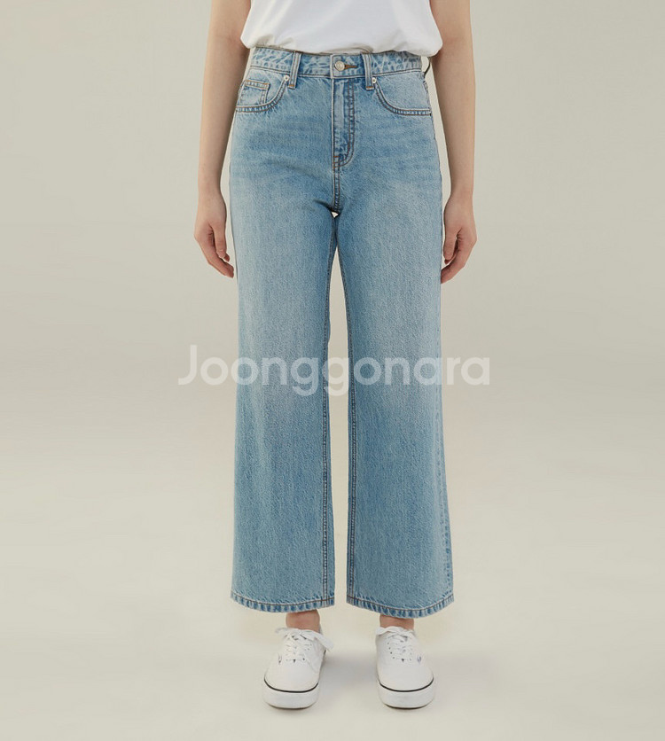 (새상품) 탑텐 와이드데님 28--0