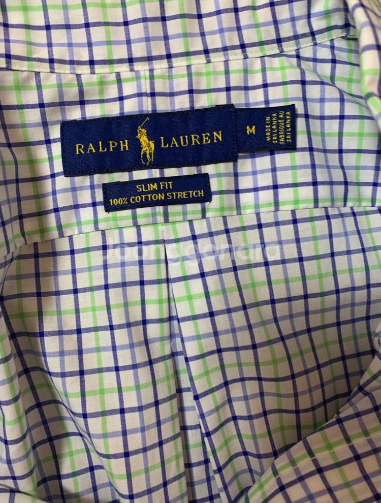 폴로 랄프로렌 체크 슬림핏 셔츠 M--2