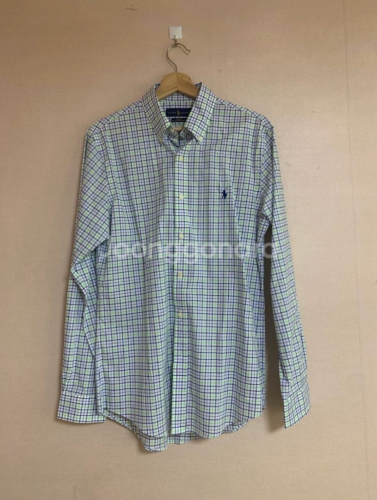 폴로 랄프로렌 체크 슬림핏 셔츠 M--0