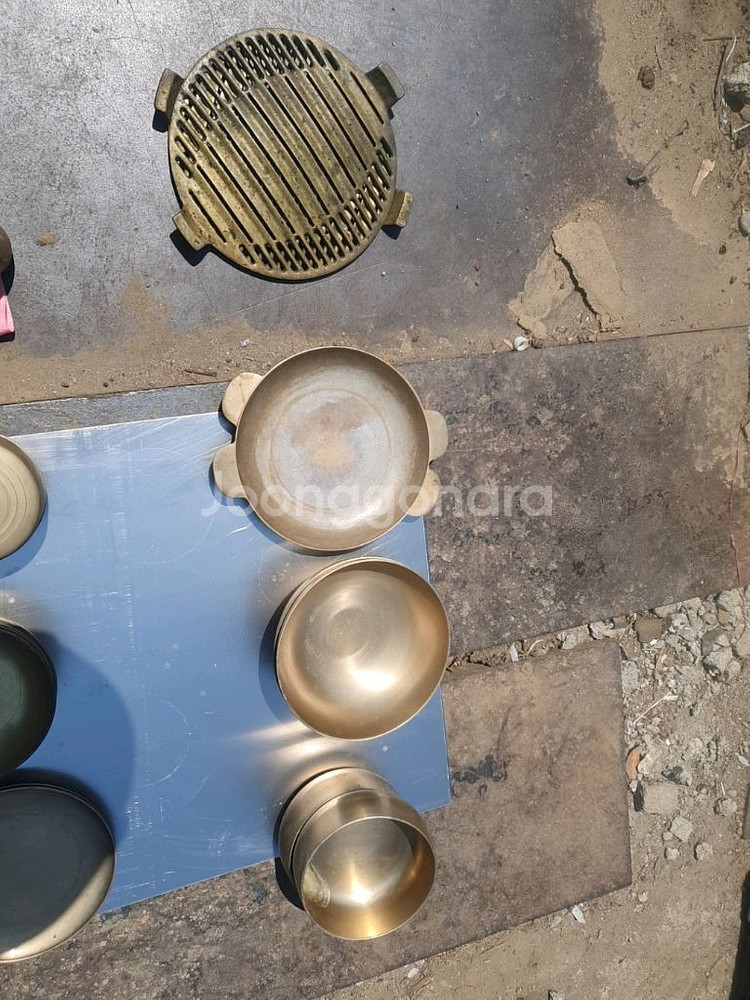 방짜유기 냉면그릇 전골그릇--1