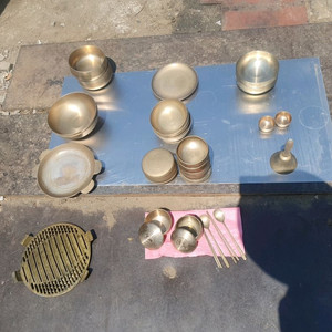 방짜유기 냉면그릇 전골그릇