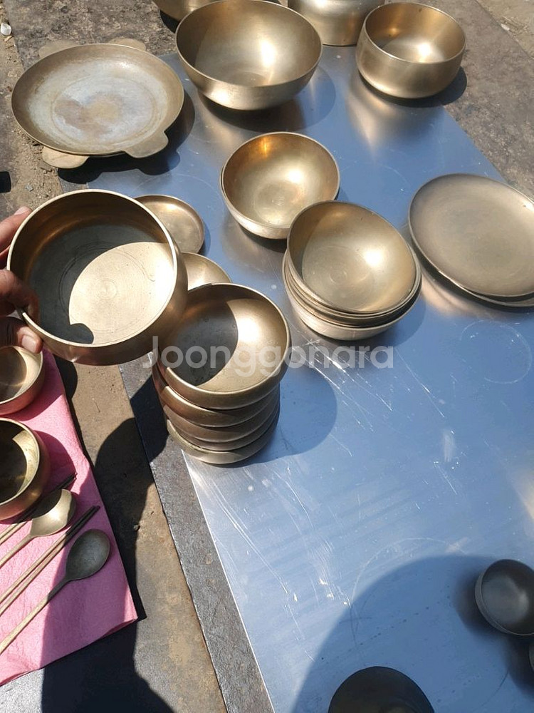 방짜유기 냉면그릇 전골그릇--6