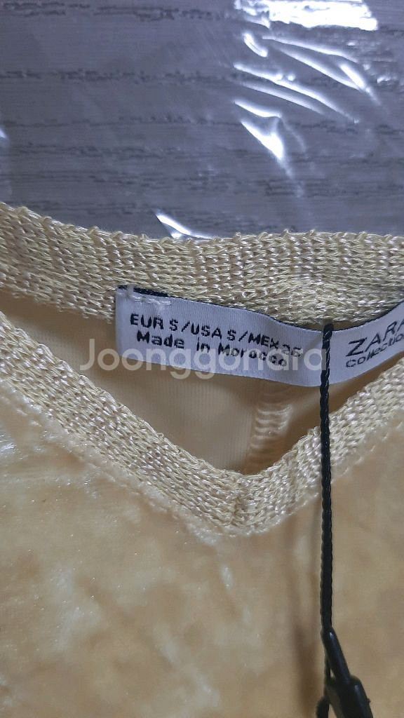 (새상품)수입 자라 벨벳 나시원피스--1