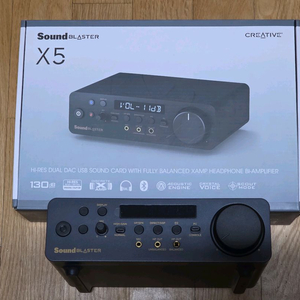사운드블라스터 X5 (Sound Blaster X5) 풀박스 판매합니다 (상태 최상)