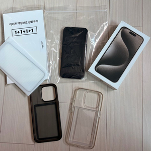 [25.11.17리퍼수령]아이폰 15 프로 256GB 내츄럴 티타늄