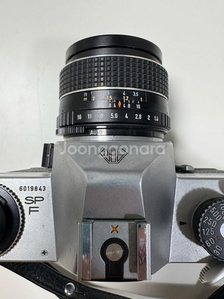 펜탁스 스폿매틱 F 필름카메라 와 렌즈 판매 합니다.--2