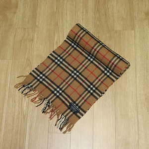 (머플러)805. 버버리/베이지 체크머플러