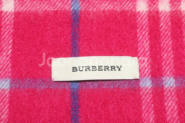 (머플러) 807. 버버리/핫핑크 캐시미어체크머플러--3