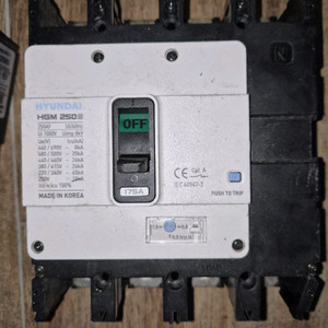 현대 배선용 차단기 175A HGM250S