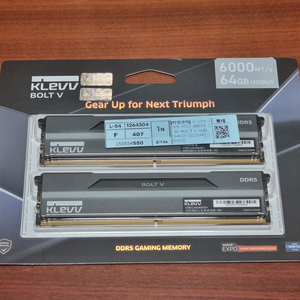 KLEVV BOLT V DDR5-6000 CL30 64Gb 미개봉새제품 판매
