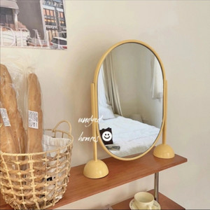 원형 화장대 거울
