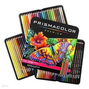 프리즈마색연필 72색 개봉