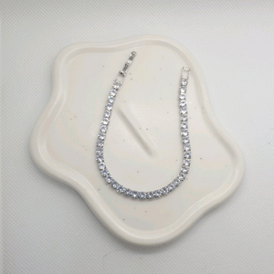 925실버 큐빅 테니스팔찌[새상품]