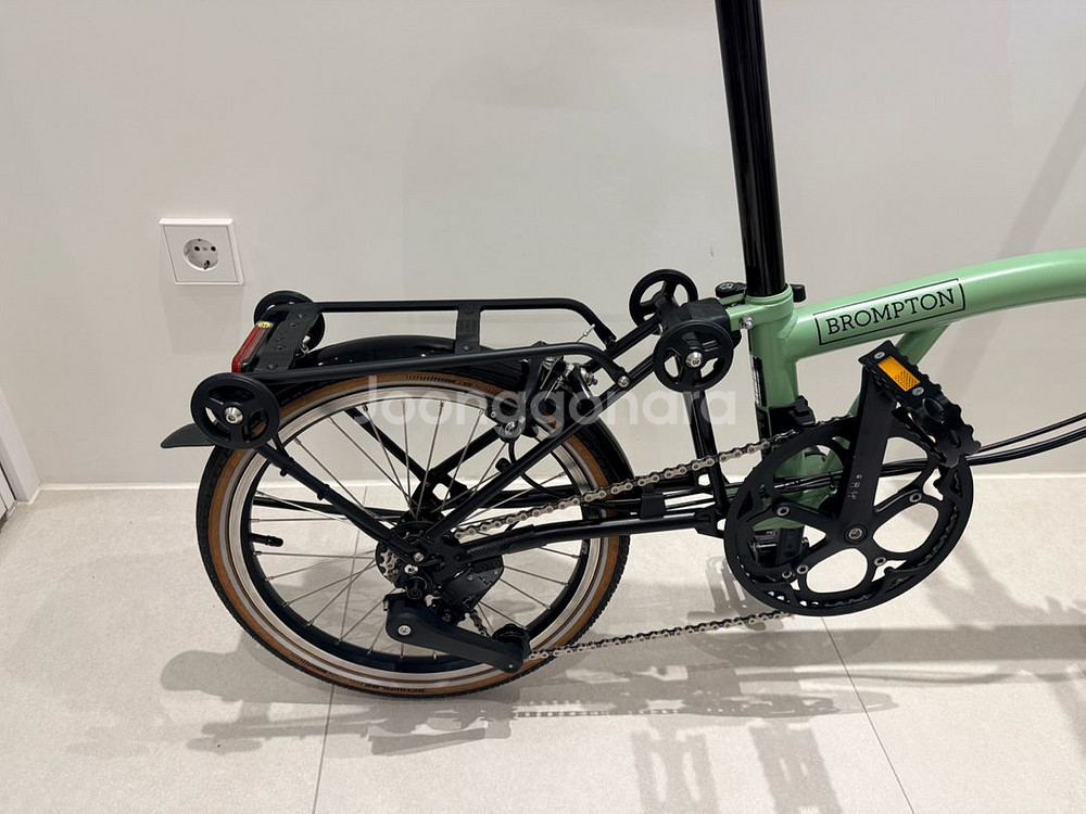 브롬톤 24년 일렉트릭 4단 마차그린 판매--3