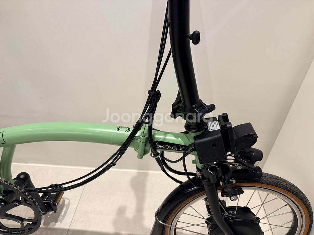 브롬톤 24년 일렉트릭 4단 마차그린 판매--5