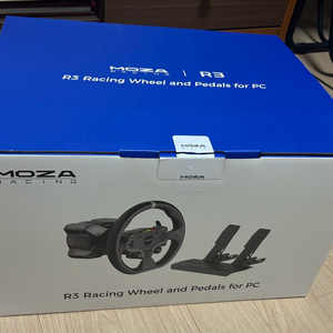 moza r3 레이싱휠 미사용 새상품 팝니다
