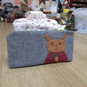 핸드메이드 퀼트 토끼 지갑 판매합니다