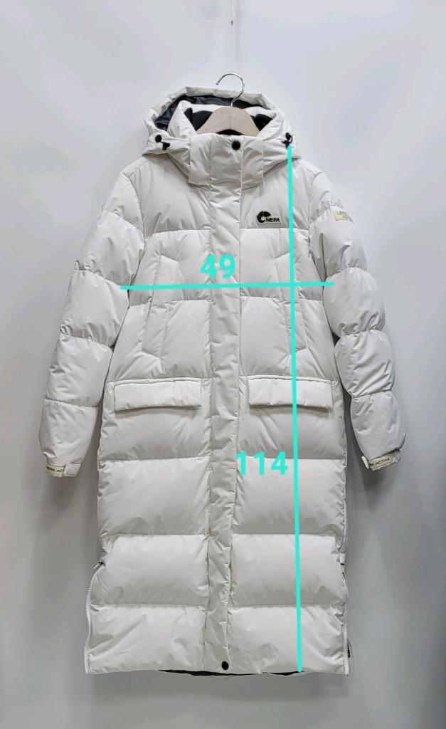 NEPA 네파 화이트 구스 다운 롱 패딩 / 여 85--9