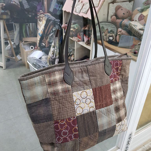 패치워크 퀼트 토트백 판매합니다