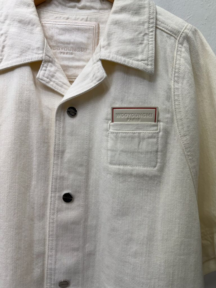정품) 우영미 파리 남성 오버사이즈 데님 셔츠자켓 95 이미지