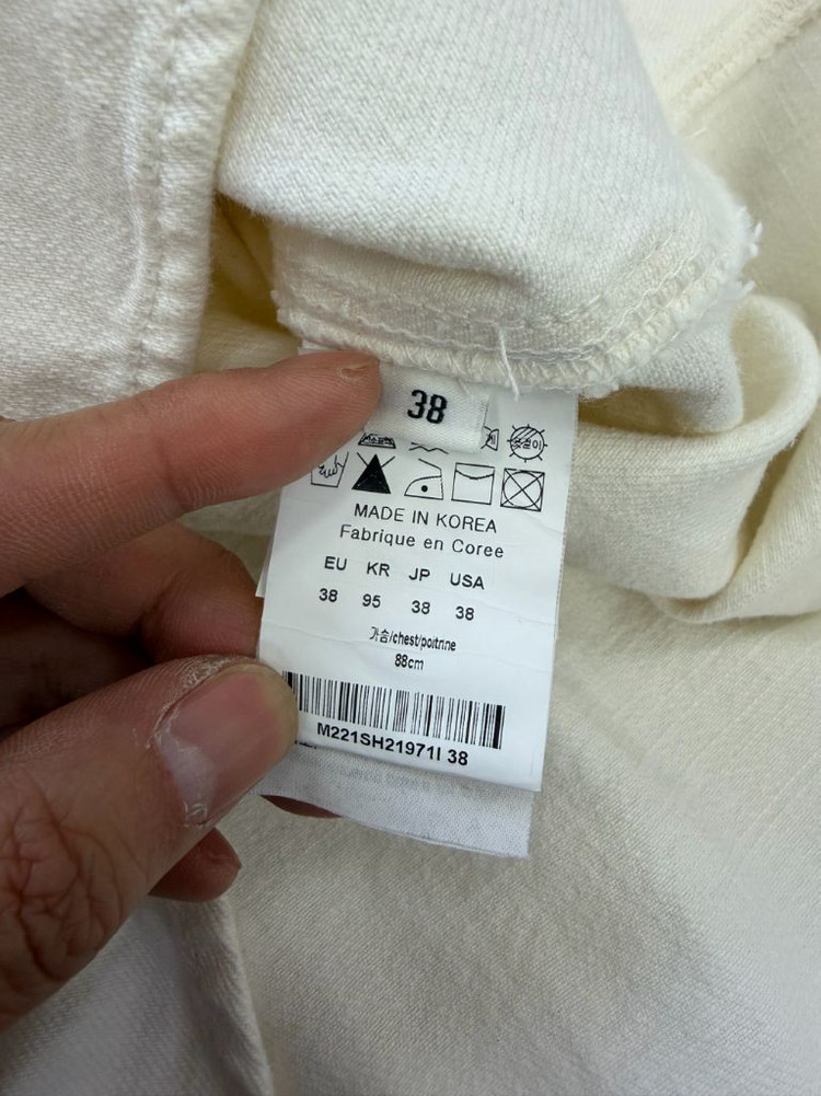 정품) 우영미 파리 남성 오버사이즈 데님 셔츠자켓 95 이미지