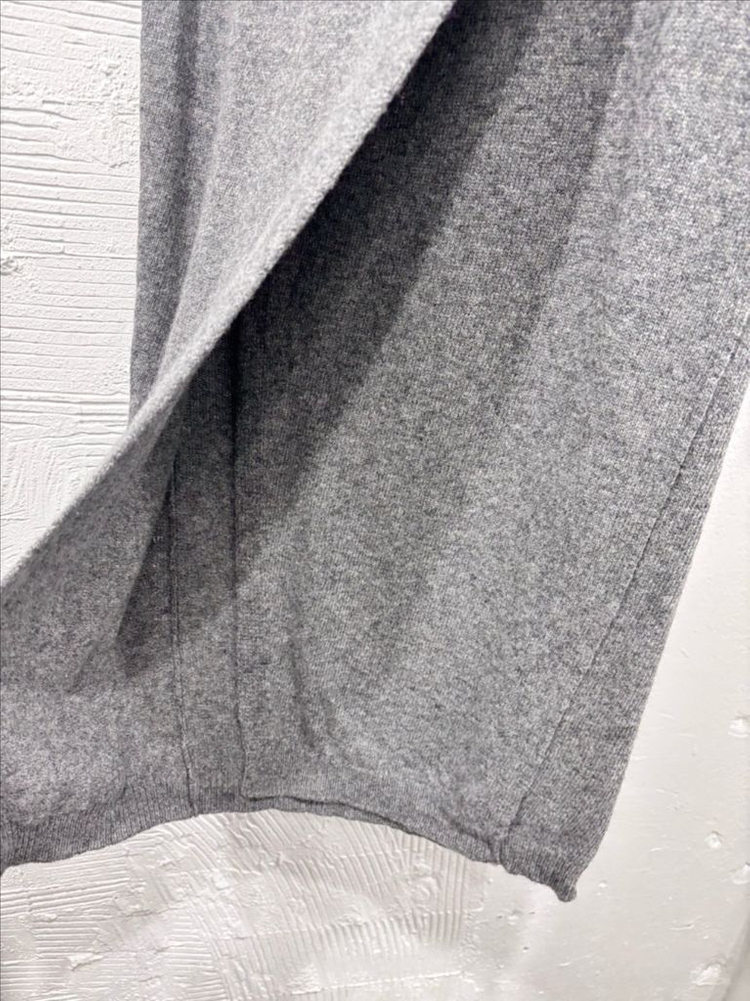 에리카 카발리니 그레이 랩 니트 스커트--2