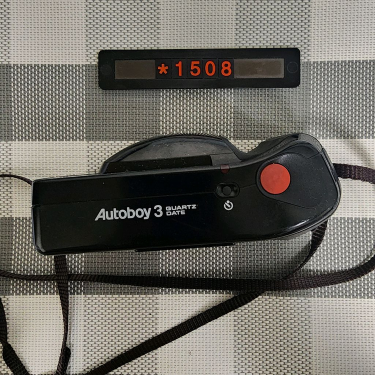 캐논 오토보이 3 데이터백 필름카메라 이미지