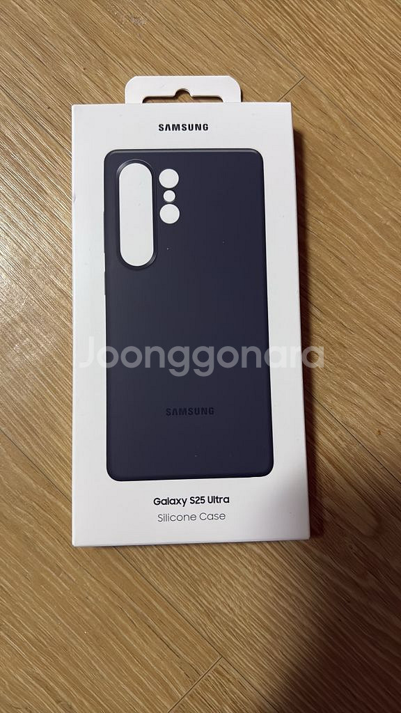 갤럭시 S25 울트라 실리콘 케이스 블랙--0