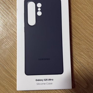 갤럭시 S25 울트라 실리콘 케이스 블랙