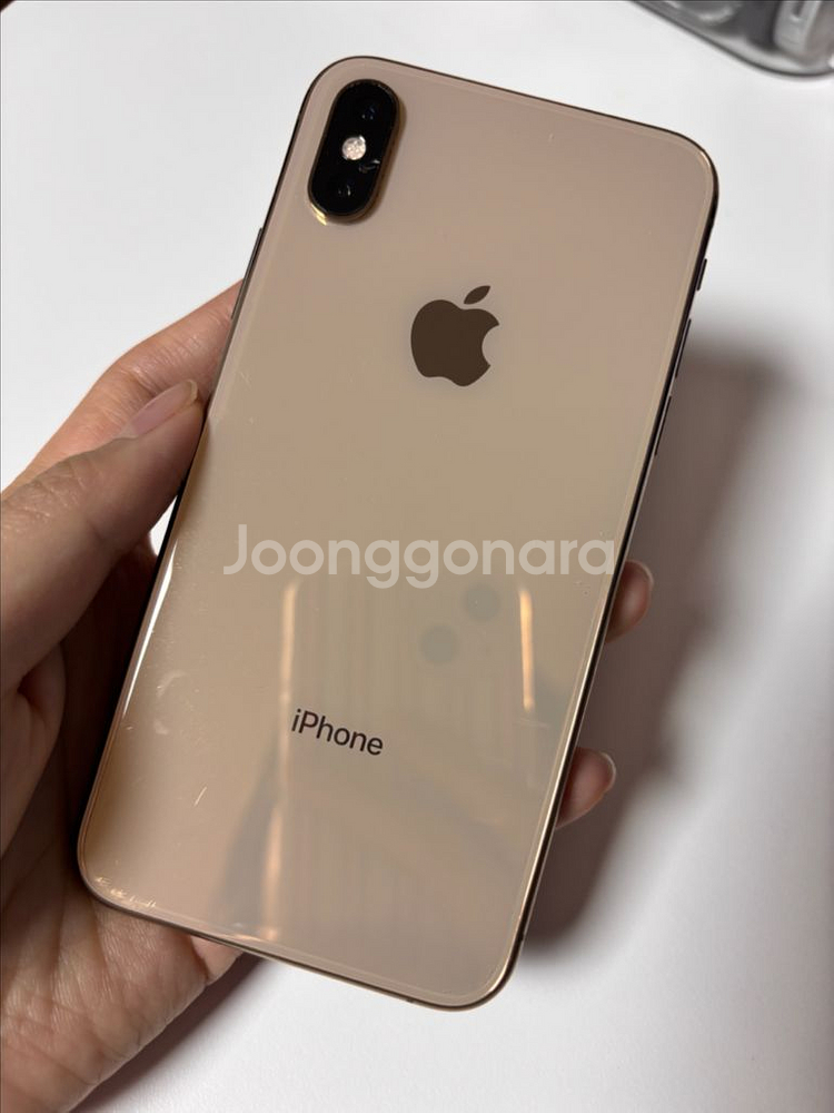 아이폰 XS 골드 256gb 배터리 75%(페이스 아이디안됨)--0