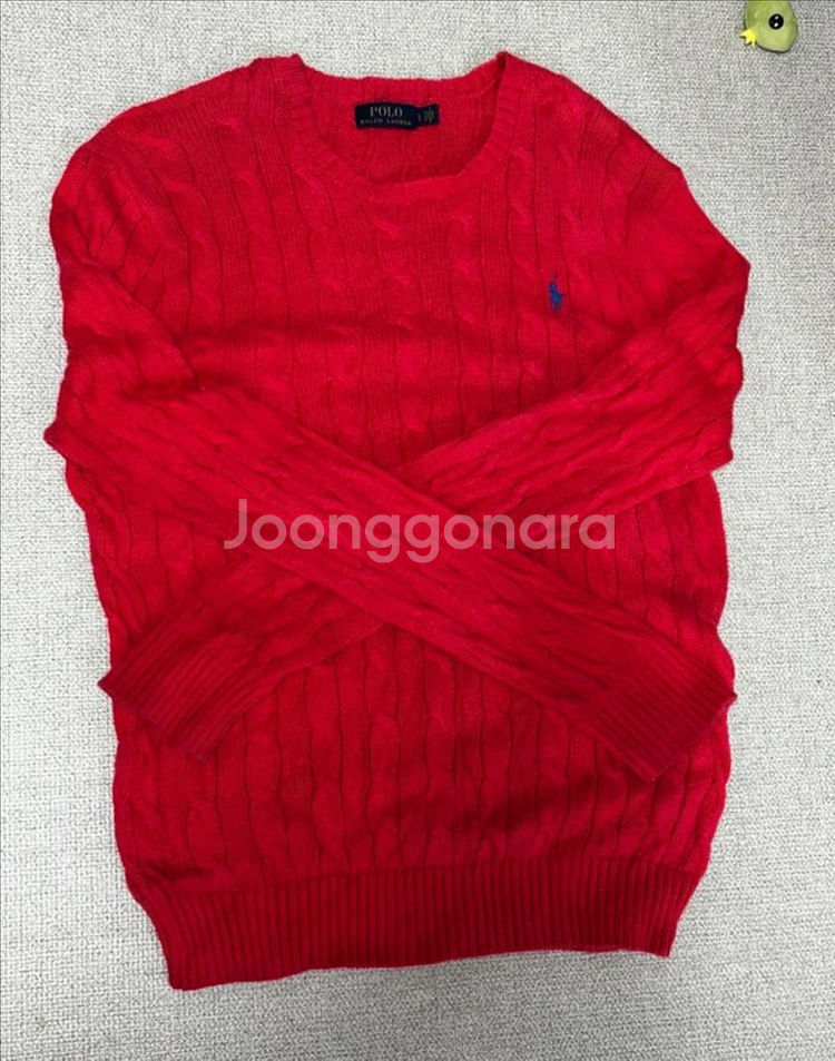 반택포) 폴로 랄프로렌 케이블 니트 스웨터--1