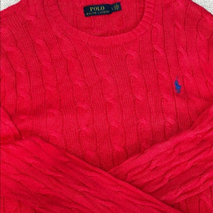 반택포) 폴로 랄프로렌 케이블 니트 스웨터