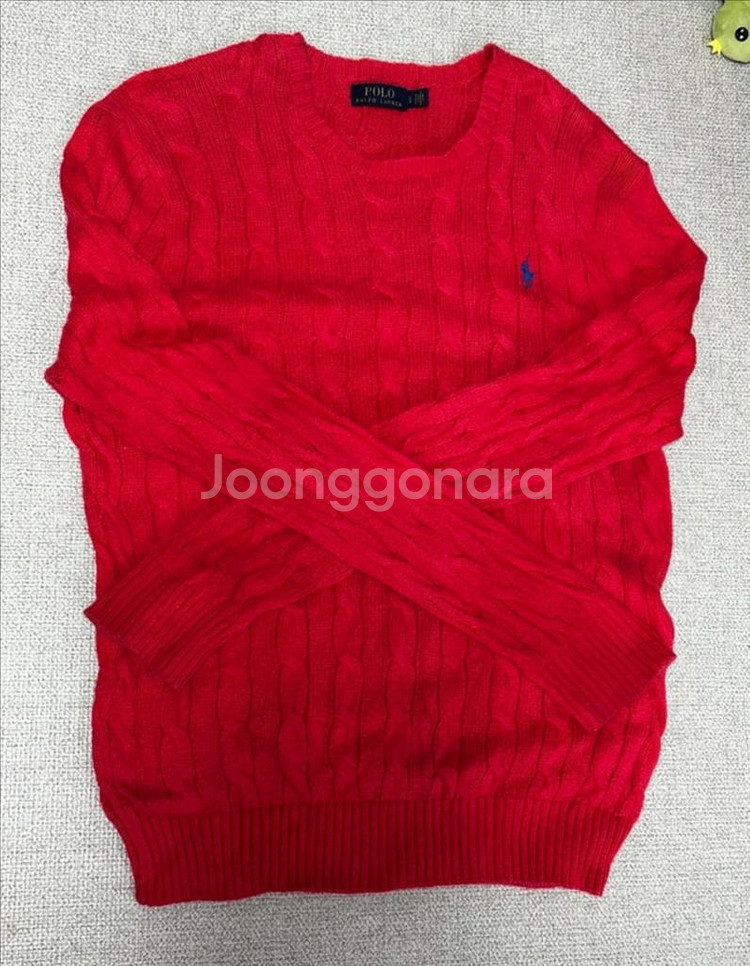 반택포) 폴로 랄프로렌 케이블 니트 스웨터--2