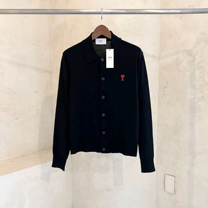 AMI 하트로고 ADC 폴로 가디건