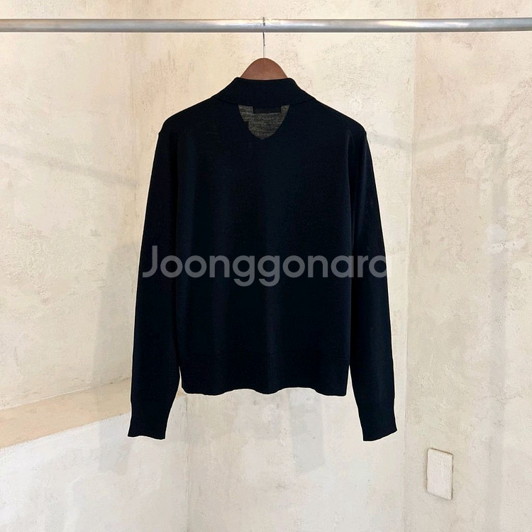 AMI 하트로고 ADC 폴로 가디건--1