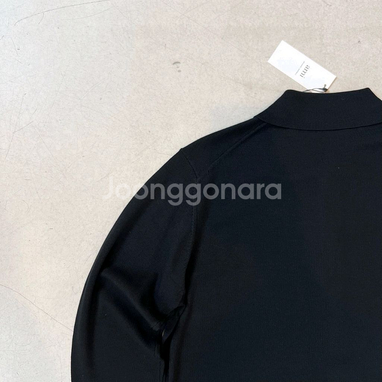 AMI 하트로고 ADC 폴로 가디건--3