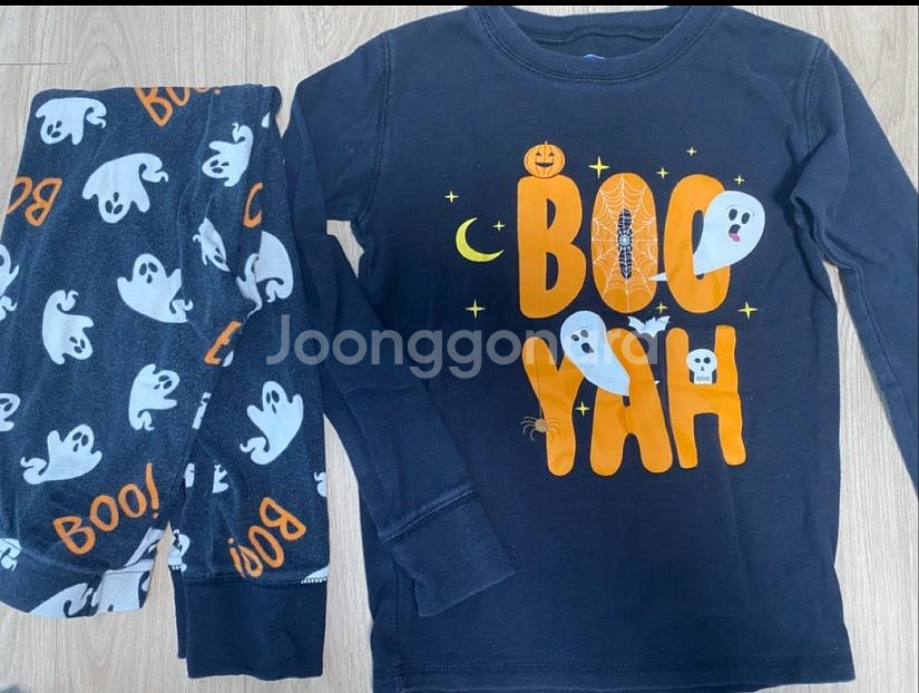 올드네이비 할로윈 아동 내의 상하세트. 실내복. 잠옷 M(8) 4-6세추천--0